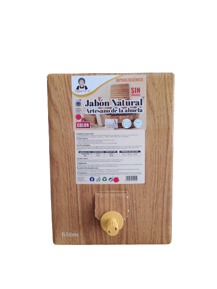 Detergente artesanal ropa color - Jabón de la abuela color (15L)