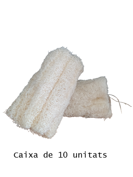 Caixa d'esponjes de luffa (10 u.)