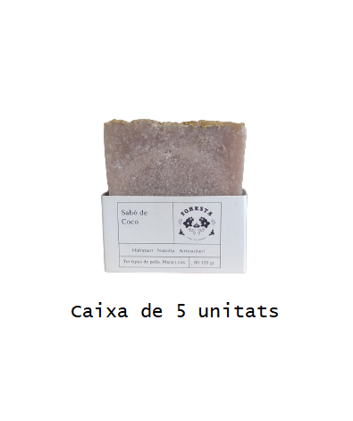 Caixa de sabons de coco
