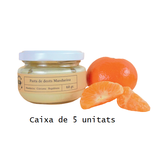 Caixa de pastes de dents mandarina (5 u.)