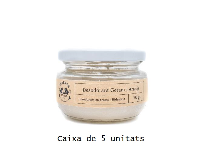 Caixa de desodorants en crema