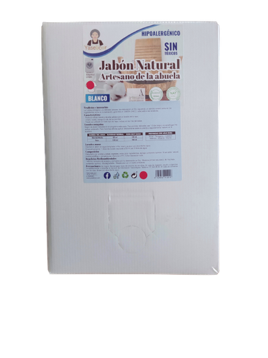 [YAS112] Detergent artesanal roba blanca - Jabón de la abuela blanco (15L)