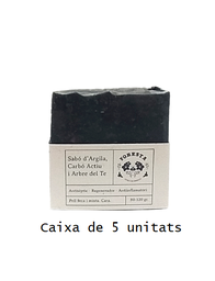 [FOR122] Caixa de sabons d'argila, carbó actiu i arbre de té (5 u.)