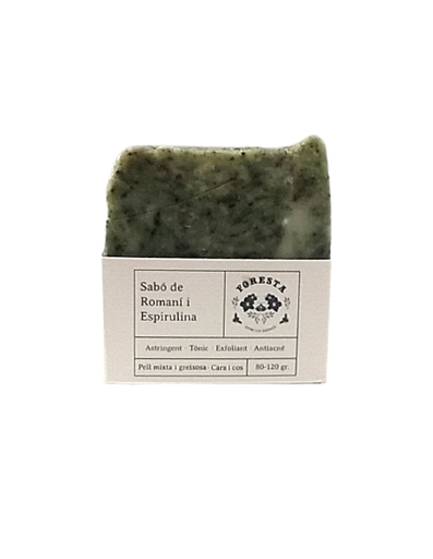 [FOR114] Sabó sòlid de mans i de cos (romaní i espirulina) (100gr)